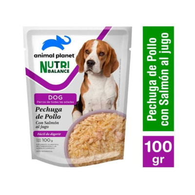ANIMAL PLANET 100 GRS. POUCH PERRO