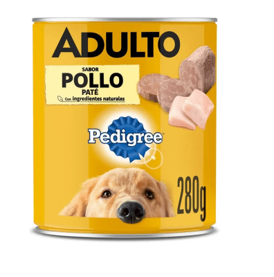 PEDIGREE 280 GRS. LATA POLLO1