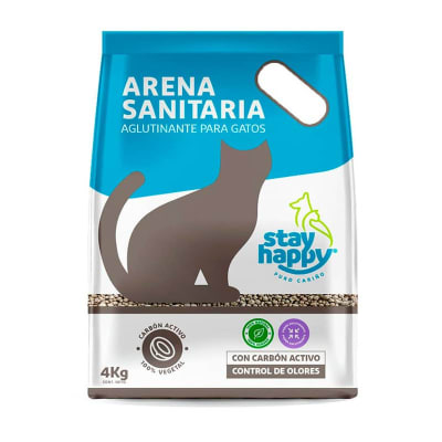 STAYHAPPY ARENA AGLUTINANTE 5 KG. CARBON