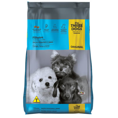 THREE DOGS ORIGINAL CACHORRO R. PEQUEÑA 3 KG.