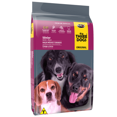 THREE DOGS ORIGINAL SENIOR +7 R. MEDIANA/GRNDE