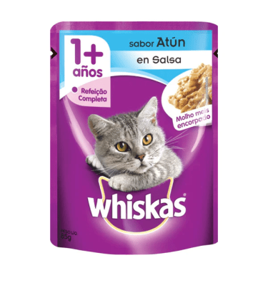 WHISKAS 85 GRS. POUCH ATUN