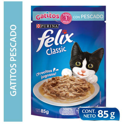 FELIX 85 GRS. POUCH GATITO PESCADO1