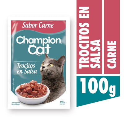 CHAMPION CAT 100 GRS. POUCH CARNE