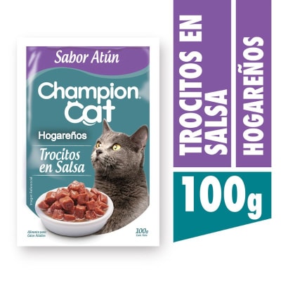 CHAMPION CAT 100 GRS. POUCH INDOOR ATUN