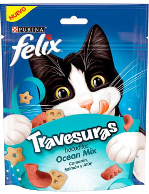 FELIX SNACK 60 GRS. TRAVESURA OCEAN MIX1
