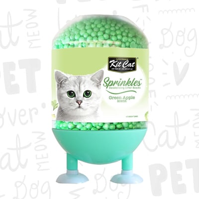 KITCAT SPRINKLES LITTER MANZANA VERDE