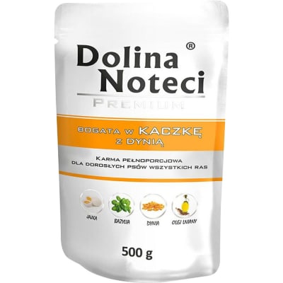 DOLINA NOTECI DOG 500 GRS. POUCH PATO CON CALABAZA