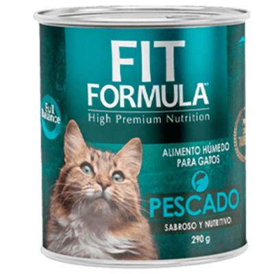 FIT FORMULA 290 GRS. LATA GATO PESCADO