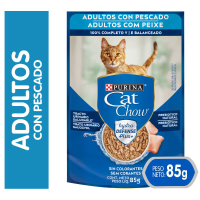 CAT CHOW 85 GRS POUCH PESCADO