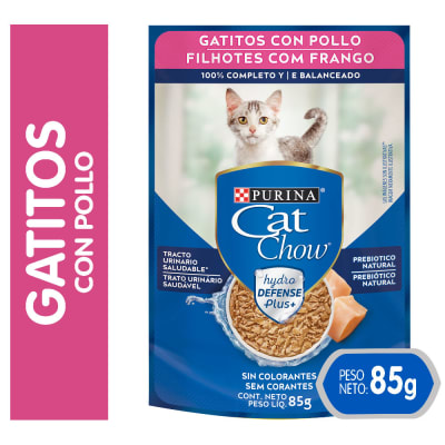 CAT CHOW 85 GRS POUCH GATITO POLLO