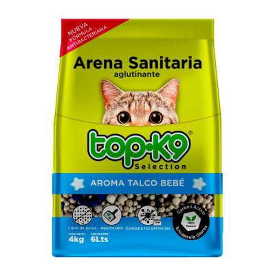 ARENA TOP K9 AGLUTINANTE TALCO BEBE 2 KG.