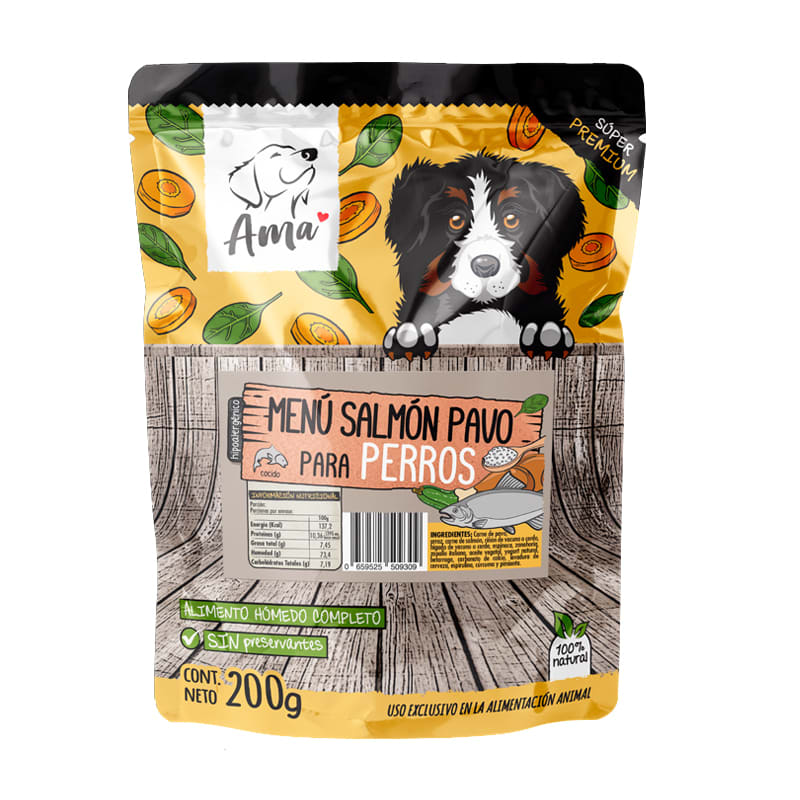 AMA PET POUCH 200 GRS PERRO 0