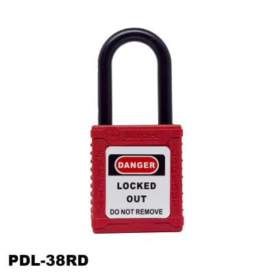 Candado de seguridad aislado