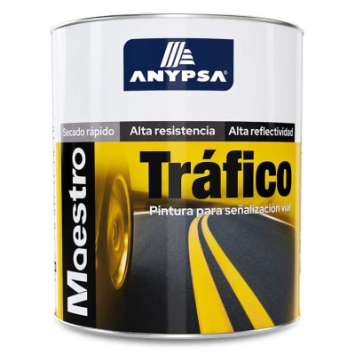 Pintura Para Trafico Maestro Ttp 115F, Tipo I Color Negro