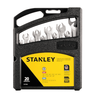 Juego De Llaves Combinadas De 20 Piezas 85-783 Stanley