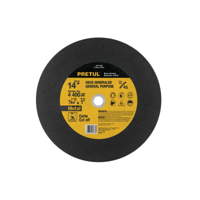 Disco para corte de metal Tipo 41 Pretul1