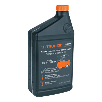 Aceite Mineral Para Comprensor 1 L ( 34 OZ) Truper 102533