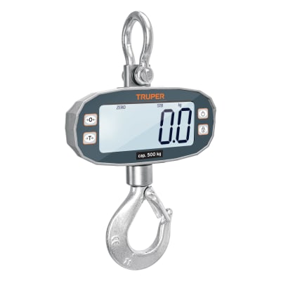 Balanza Electrónica Recargable Tipo Colgante 500 Kg Truper 102543