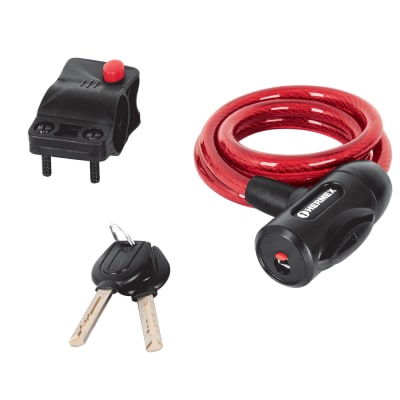 Candado De Cable Con Llave 10mm x 1 Mt Hermex 43922