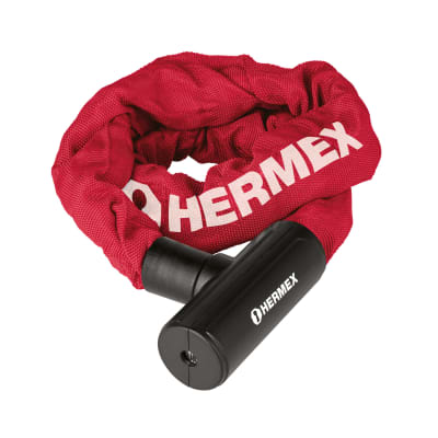 Candado Con Cadena Forrada De 10 mm x 90 Cm Hermex 49621