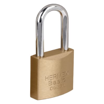 Candado Largo Color Laton 30Mm Hermex 270701