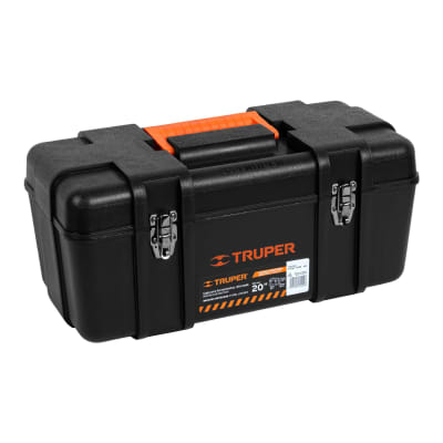 Caja para herramienta industrial broches metálicos Truper 10380