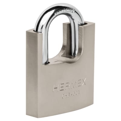 Candado cuerpo acorazado de hierro alta seguridad Hermex 43314