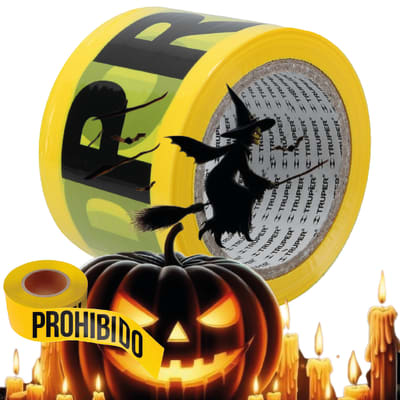 Cinta Decorativa Prohibido Para Hallowen
