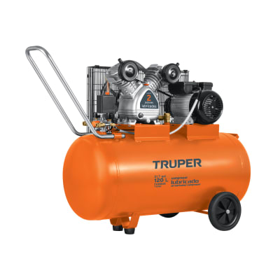 Compresora de Banda 120 Litros Horizontal Truper 102132