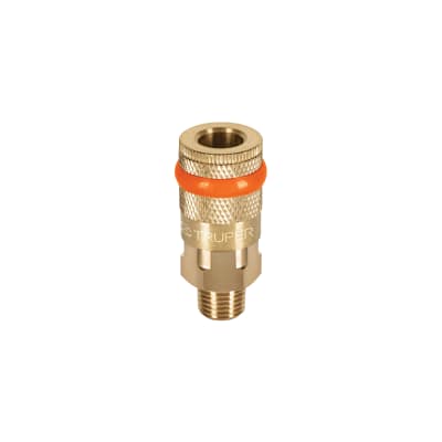Acople Rápido Macho De Latón  1/4 NPT 19085 Truper