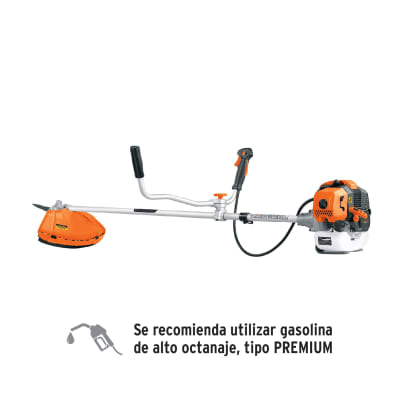 Motoguadaña Desmalezadora a gasolina 52 cc 3 HP Truper 11032
