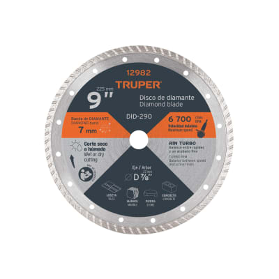 Disco Diamantado De 9