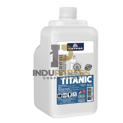 Disolvente Epóxico Titanic Anypsa 3 Lts