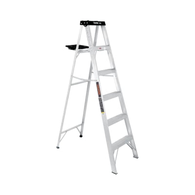 Escalera Tijera 5 Peldaños Aluminio Tipo III  150 Kg Truper 16743