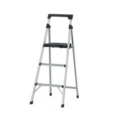Escalera Plegable 3 Peldaños De Aluminio Truper 16764