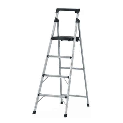 Escalera De Aluminio Tubular 4 Escalones 150 Kg Tipo III Truper 167651