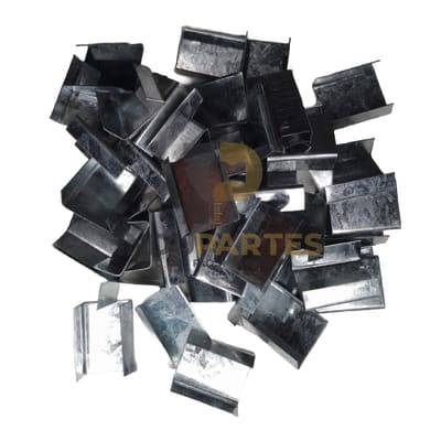 Grapas Metalicas Para Zuncho 1/2 Pulg Bolsa/400 Und