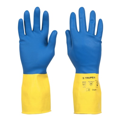 Guante De Látex Para Limpieza Talla Mediana Truper 15268
