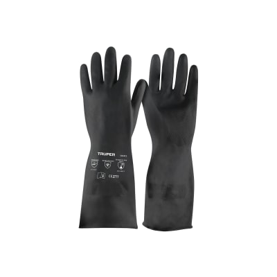 Guantes De Neopreno P/Manejo De Químicos Talla Mediana Truper 142701