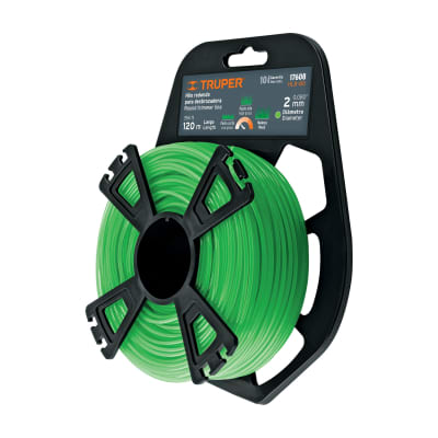 Hilo Redondo Para Desbrozadora 2mm X 120m Truper 176081