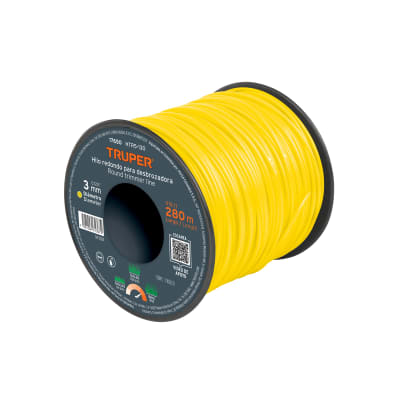 Hilo Redondo Para Desbrozadora 3mm X 280m Truper 17650