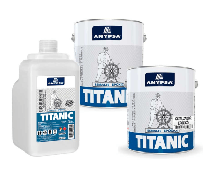 Esmalte Epóxico Titanic Juego 3 Componentes  Anypsa