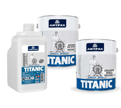 Base  Zincromato Epóxico Titanic Juego 3 Componentes  Anypsa