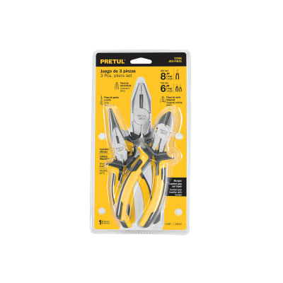 Juego de Alicates 3 Piezas Pretul 22966