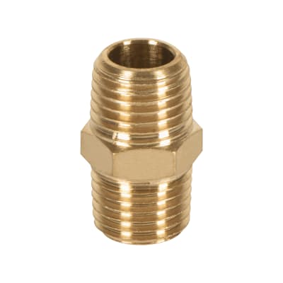 Niple Macho NPT 1/4 De Latón Truper 19024