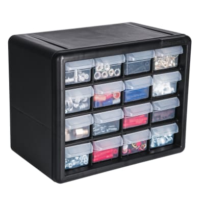 Organizador De Plástico 16 Gavetas Truper 118511
