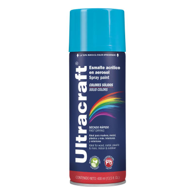 Pintura En Spray 400 Ml Azul Celeste Truper 400291