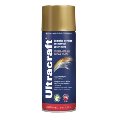 Pintura En Spray 400 Ml Dorado Truper 40039