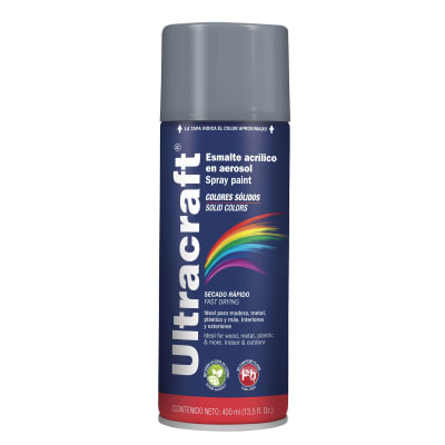 Pintura En Spray 400 Ml Gris Ultracraft 400321